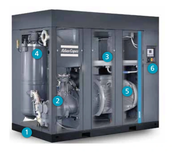 Quam ad removendum vitium lux in cochleam Air Compressor